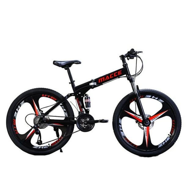 Details about   27.5" Full Suspension Folding Bike Mountain bike 21 Speed Bicycle Mens L